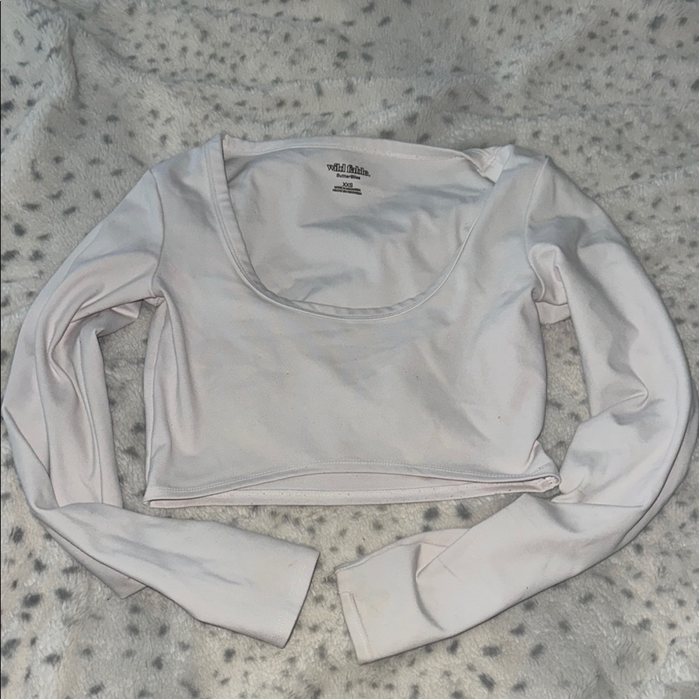Wild Fable Cream Cut Out Bodysuit